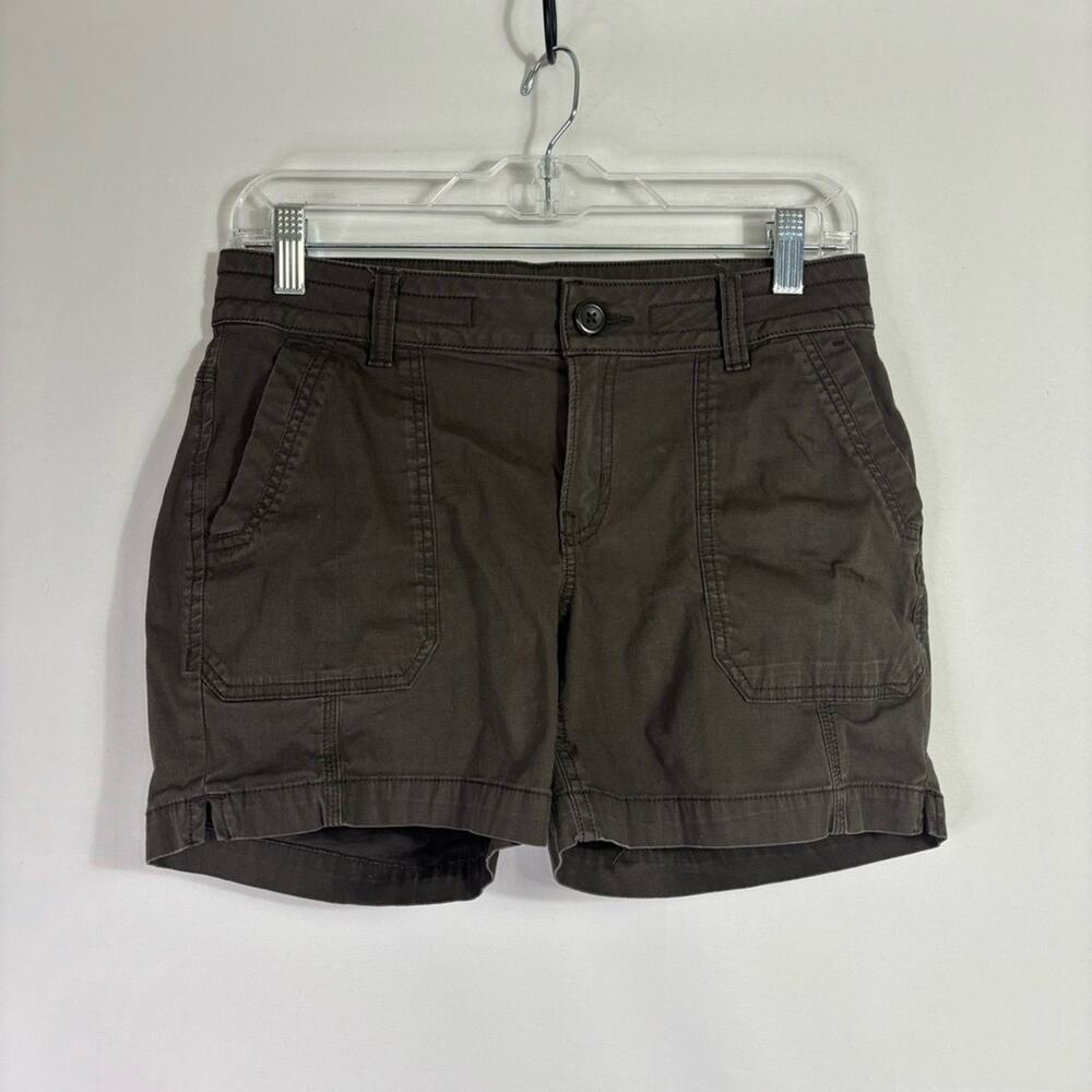 Prana Classic Brown Women's Cargo Shorts Size Medium VV0931